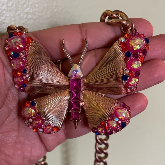 Natasha Couture Jewelry - Colorful Natasha Butterfly Pendant Necklace